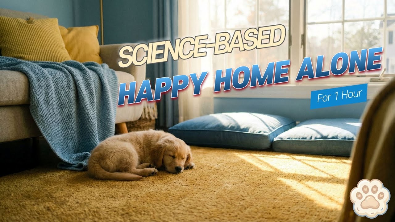 1 Hour Scientifically Designed Music for Dog Anxiety & Sleep (Visual & Audio Therapy)
