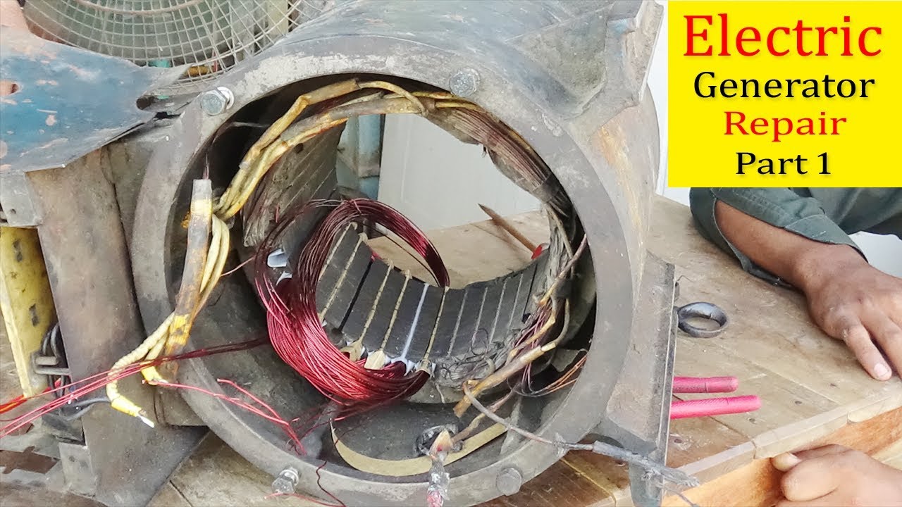 How To Rewind The 7.5 Kw Electric Generator Part 1