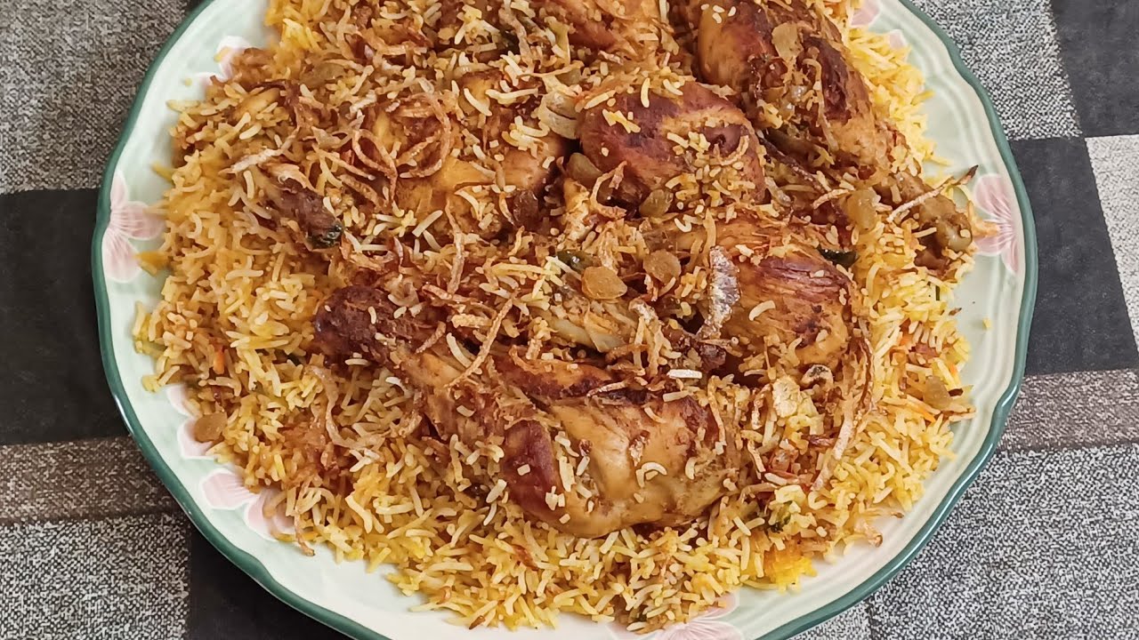 Fried Chicken Biryani | Tasty Masala biryani |