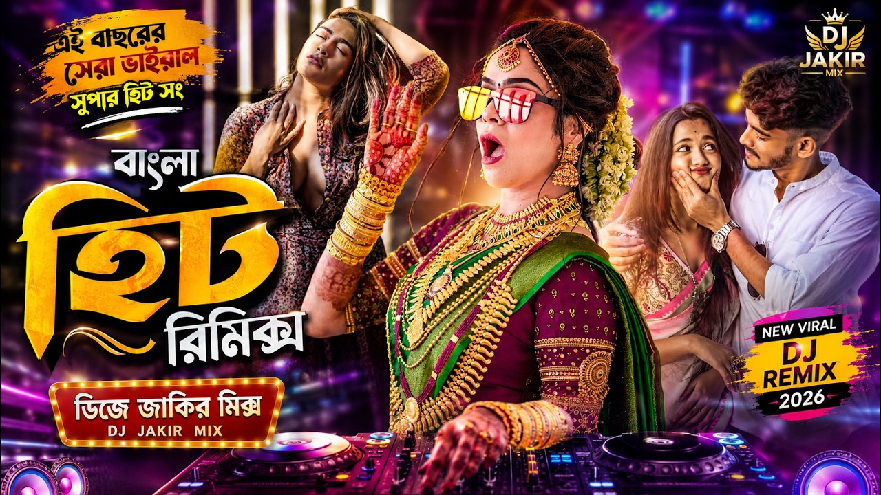 এই বছরের সেরা ভাইরাল সুপারহিট বাংলা ডিজে সং |Bangla DJ Remix 2026 DJ Jakir Mix New Viral Dance Remix