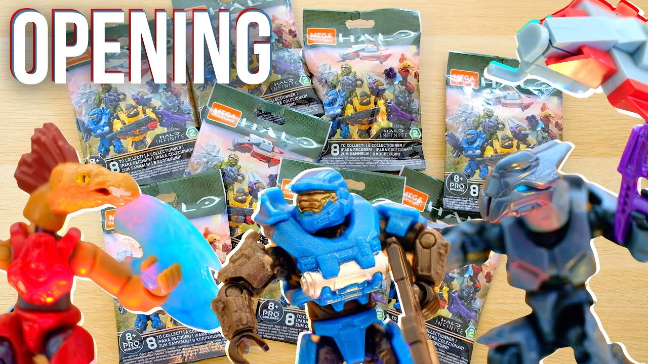 Halo Infinite Series 2 Blind Bags are AWESOME! Spartan Trailblazer, Anubis.
