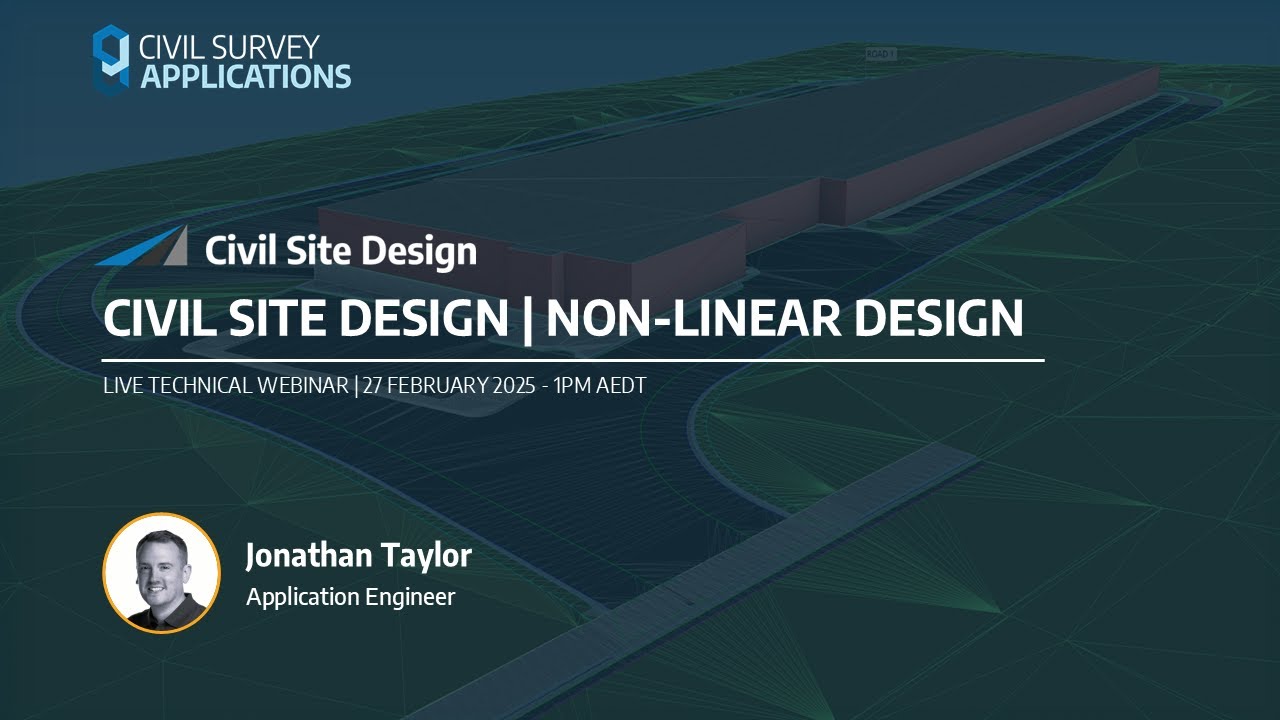 Webinar | Civil Site Design - Non-Linear Design