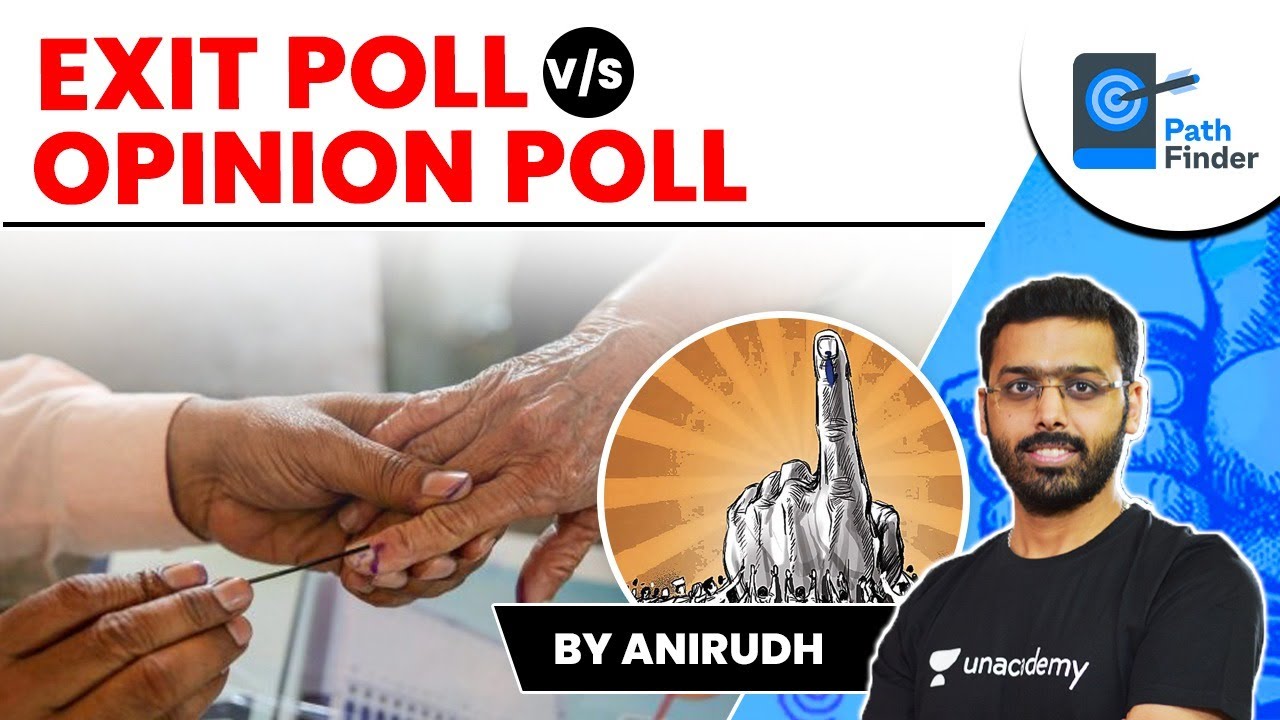 Difference between Exit Poll and Opinion Poll | Should they be banned? #UPSC #IAS