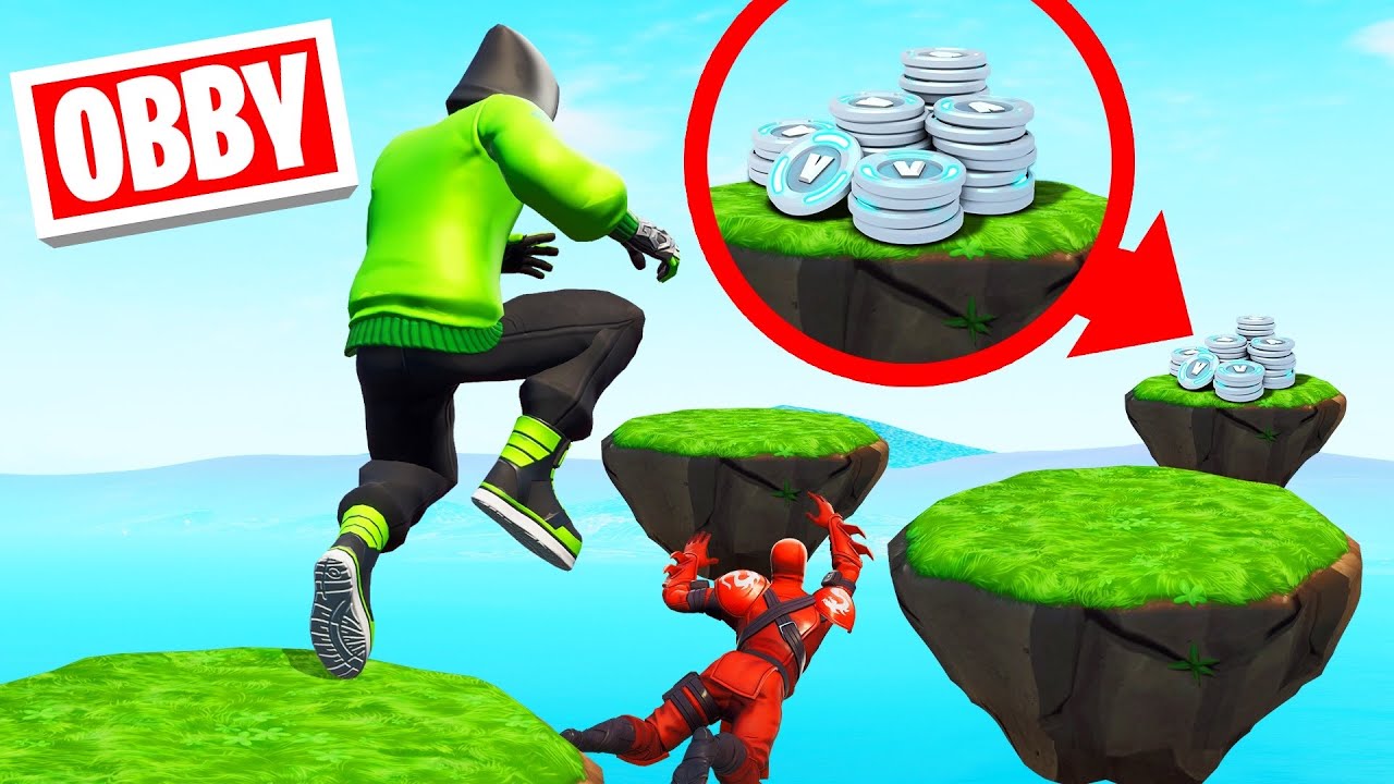 Make The OBSTACLE COURSE To WIN 10,000 V-Bucks! (Fortnite)