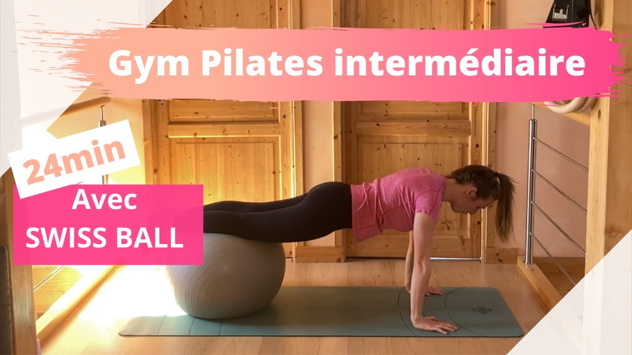 Gym  Pilates avec swissball ! Niveau intermédiaire ! Kiné