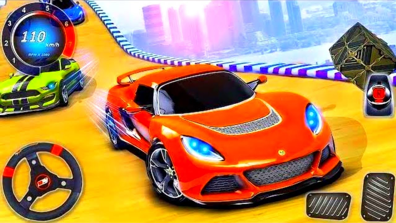 New Car Mega Ramp Stunt Simulator | Mega Ramp Car Stunt Simulator | @StGames0911