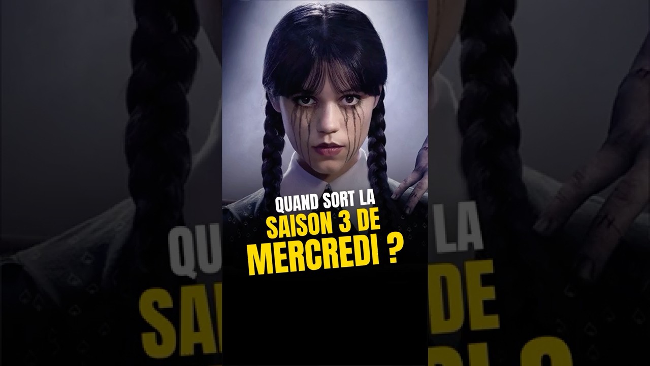 Quand sort la saison 3 de #Mercredi sur #Netflix ?