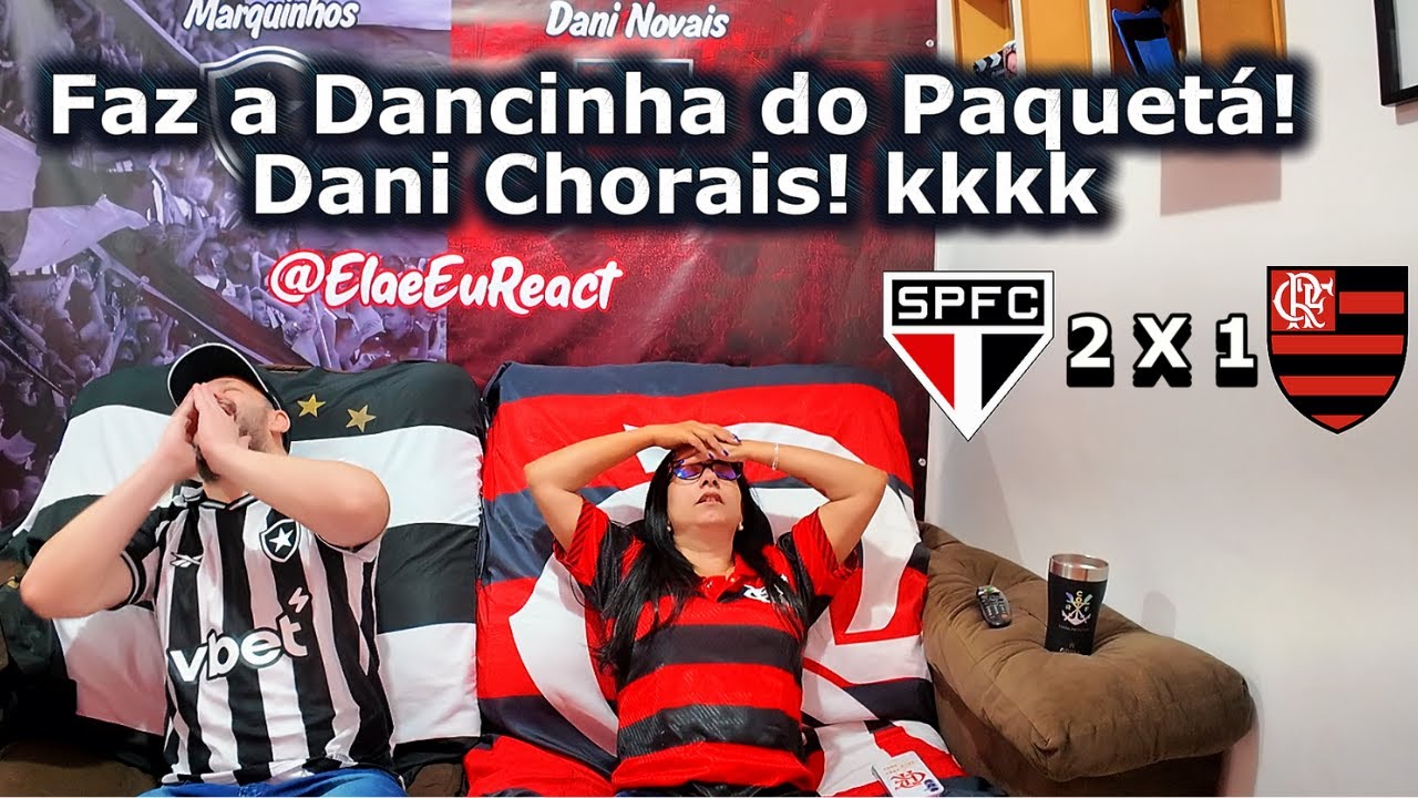 React dos melhores momentos, São Paulo vence de Virada o poderoso Flamengo no MorumBis por 2x1.