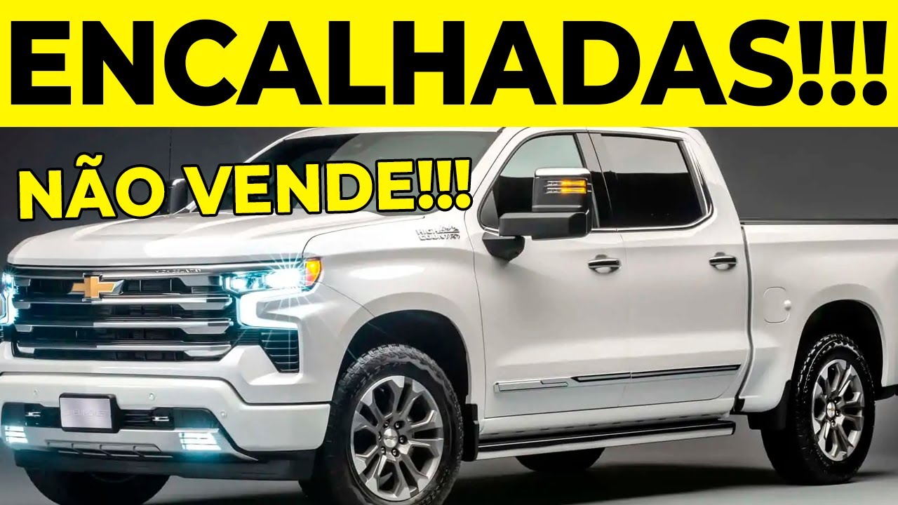 🚨PICAPES ENCALHADAS QUE ESTÃO DANDO PREJUIZO PARA MONTADORAS EM 2025