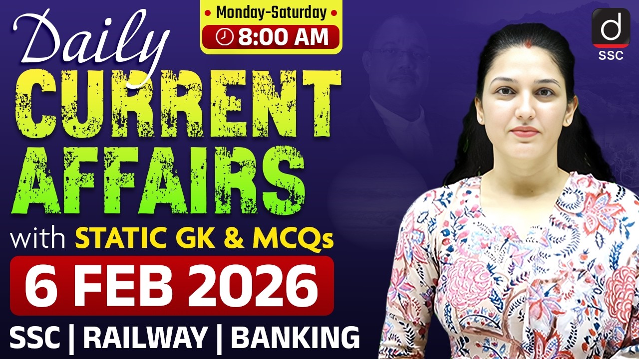 Current Affairs Today | 6 Feb 2026 Current Affairs | Daily Current Affairs by NAMU Mam