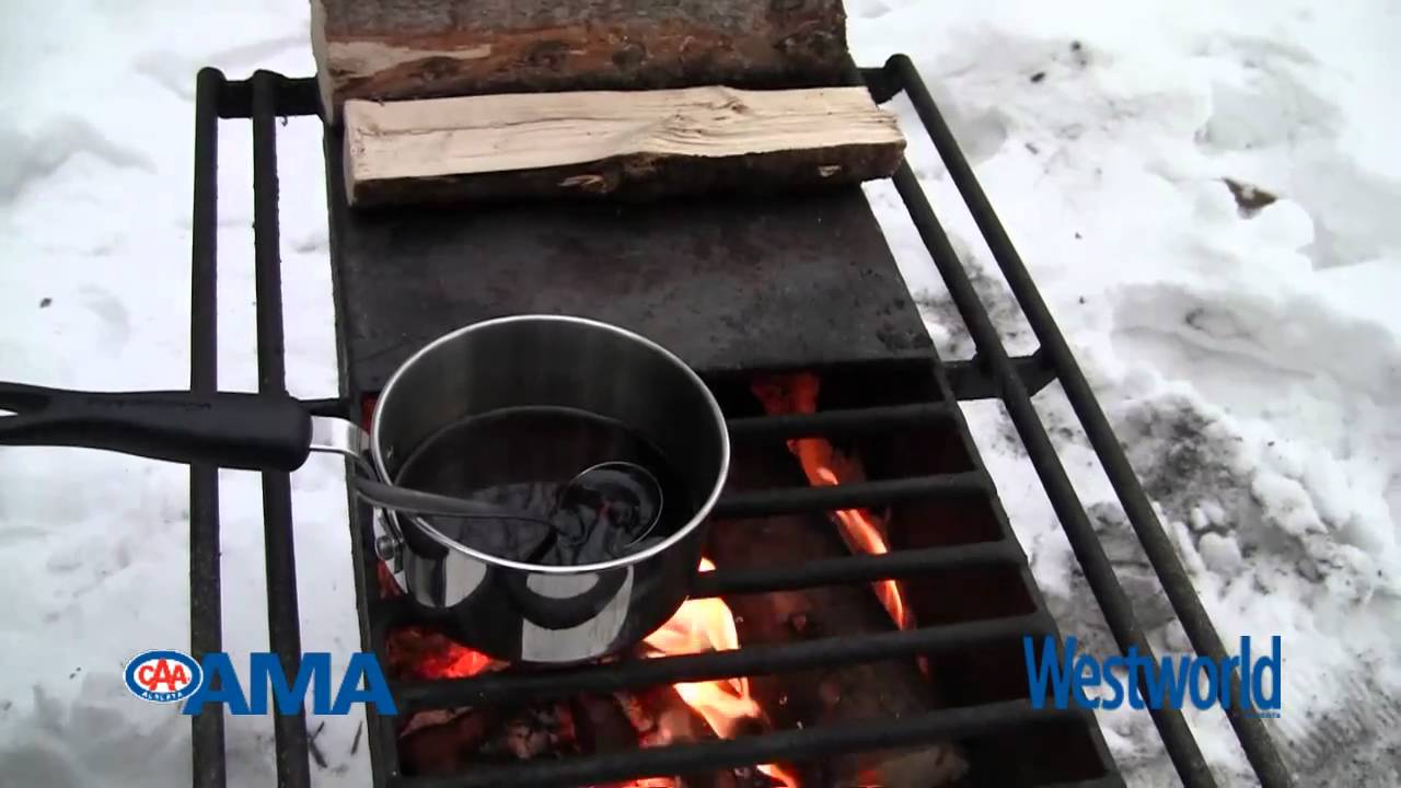 How do you make taffy on snow?