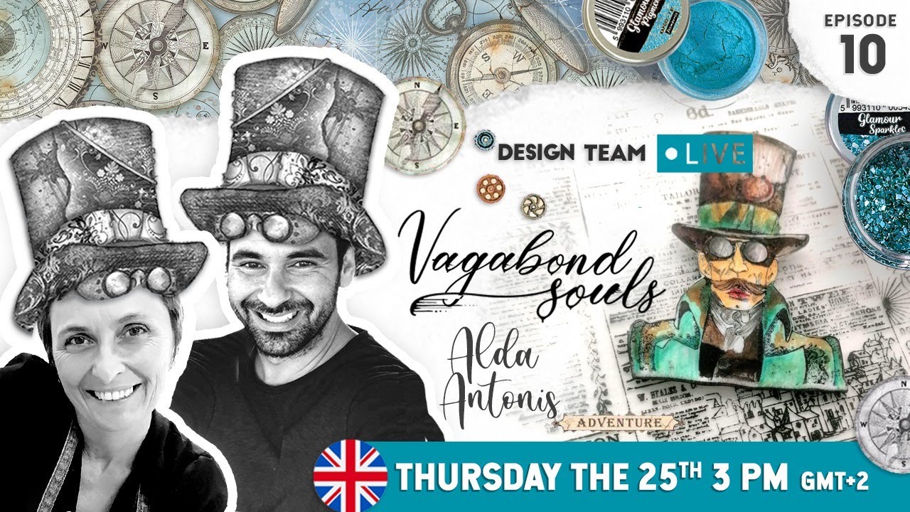 Stamperia DESIGN Team, EP 10 - VAGABOND SOULS
