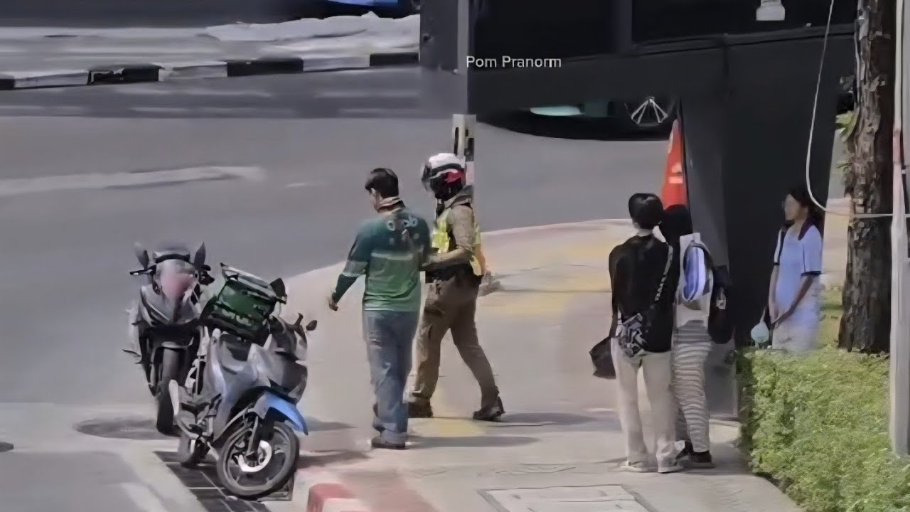 แยกวงเวียนบางเขน เต็มระบบ จุดตรวจกวดขันวินัยจราจรสน.บางเขน
