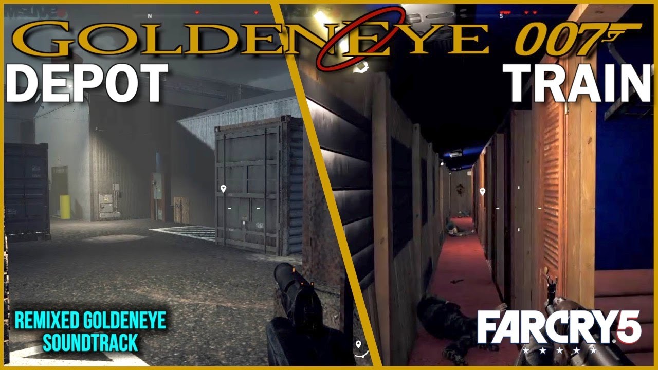 GoldenEye 007 FC5 | Depot/Train (With Remixed Soundtrack by DonutDrums) Arcade Level