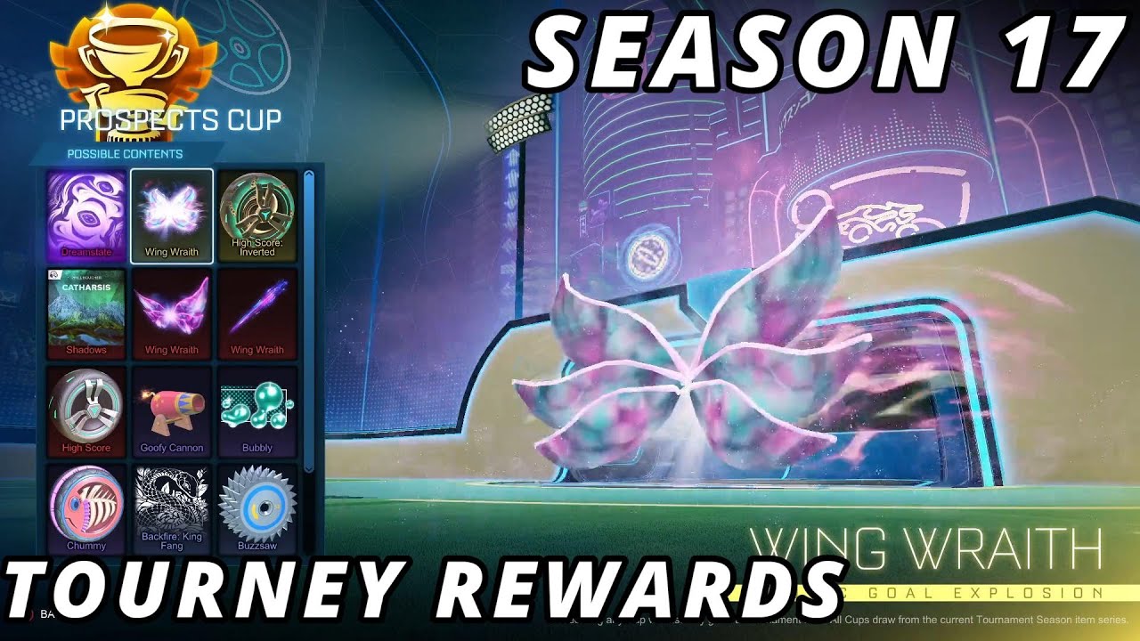 ROCKET LEAGUE SEASON 17 TOURNAMENT REWARDS!