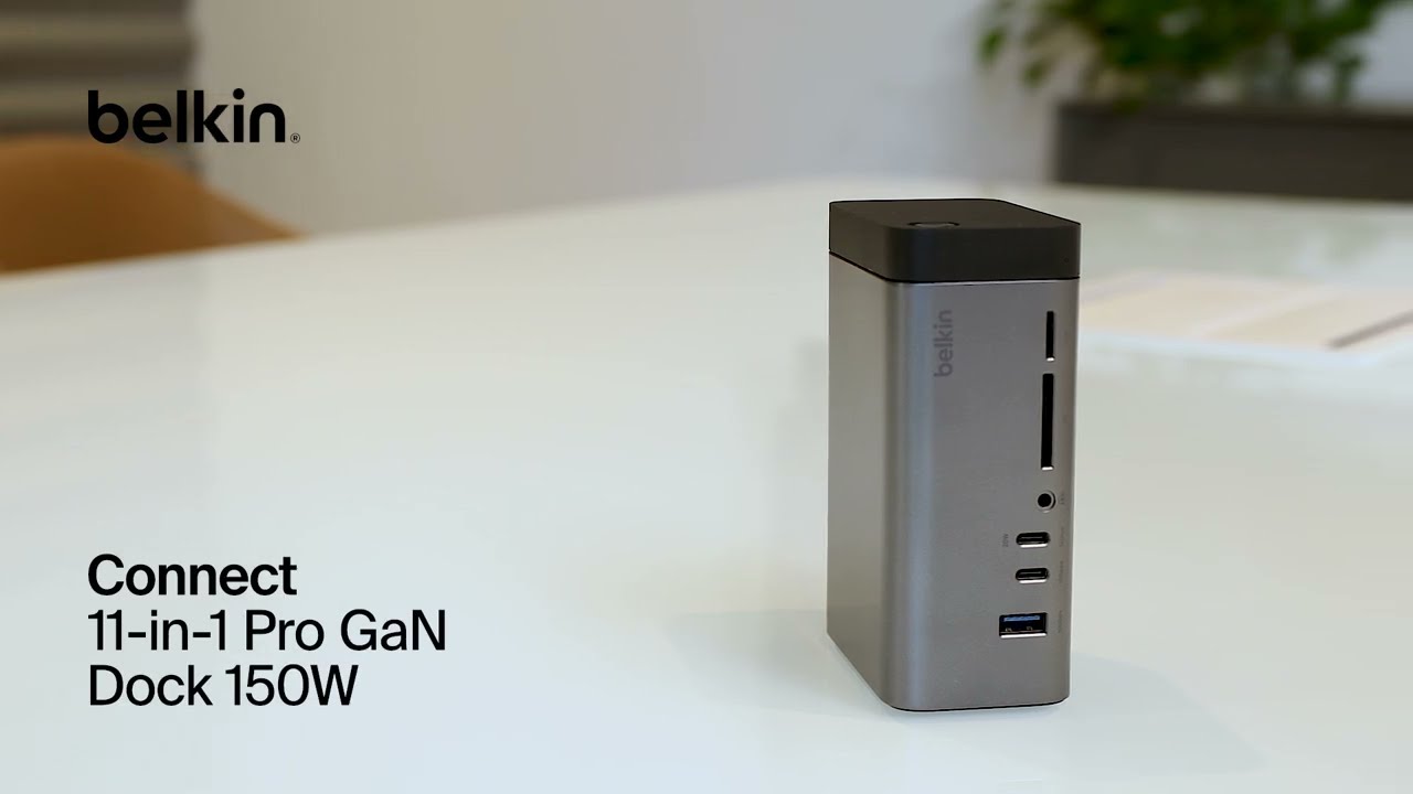 Belkin Connect USB-C 11-in-1 Pro GaN Dock 150W - INC020 (English Version)