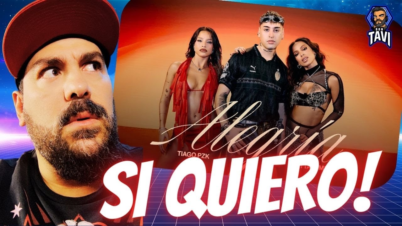REACCION A Tiago PZK, Anitta, Emilia - Alegría (Video Oficial)