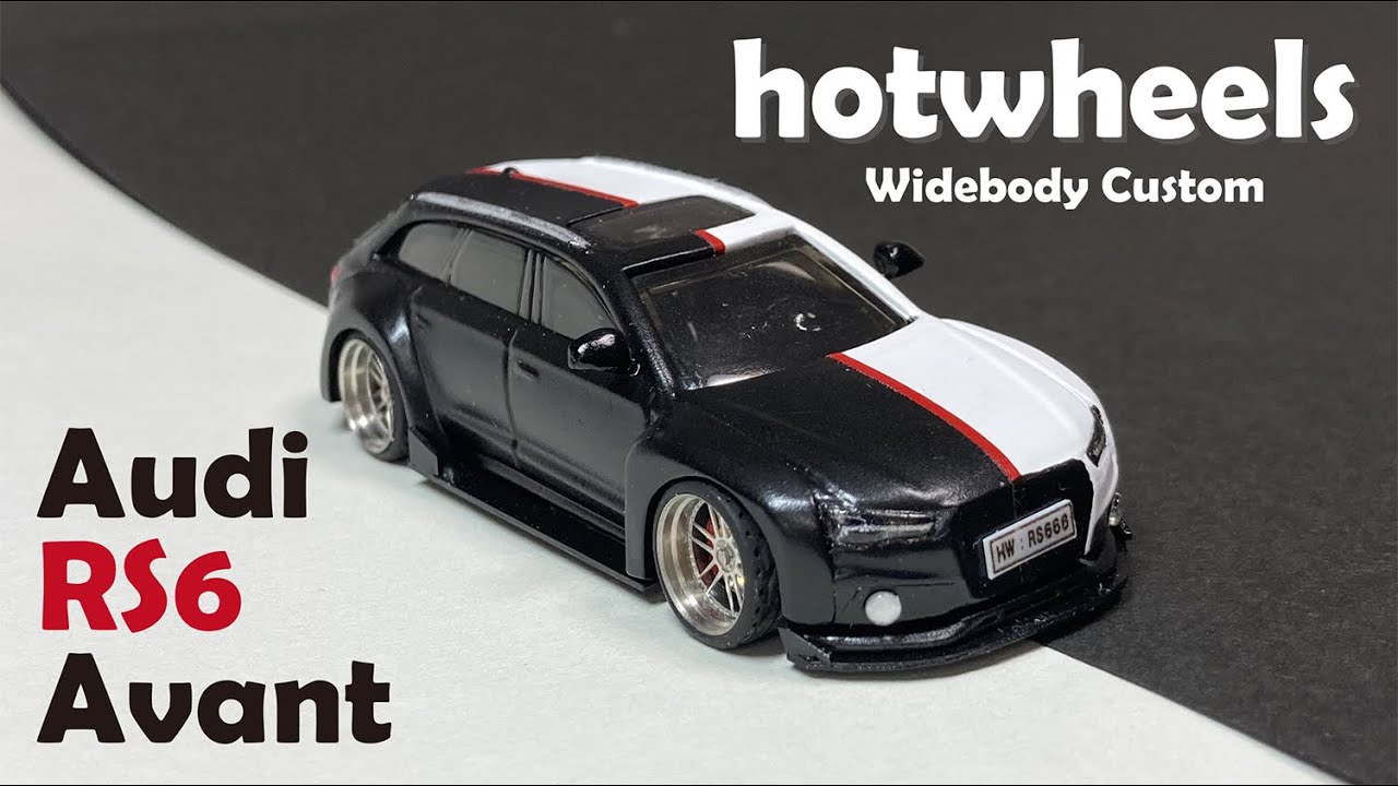 Custom hotwheels Audi RS6 Avant (Widebody Style)