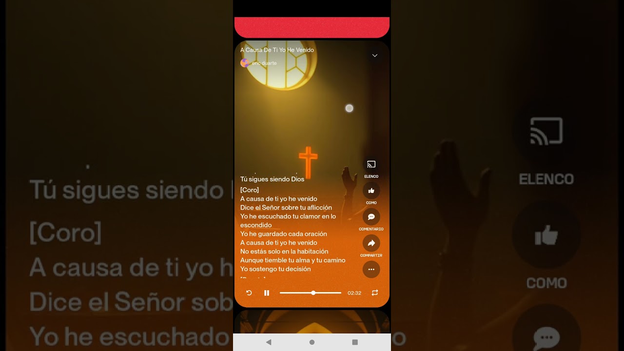 A causa de ti yo he venido (2) (radio escucha la voz)