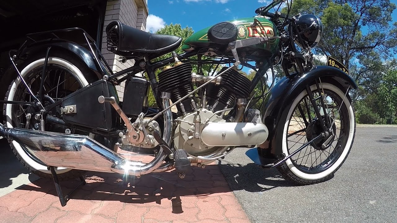 BSA  9.86 hp SV twin.