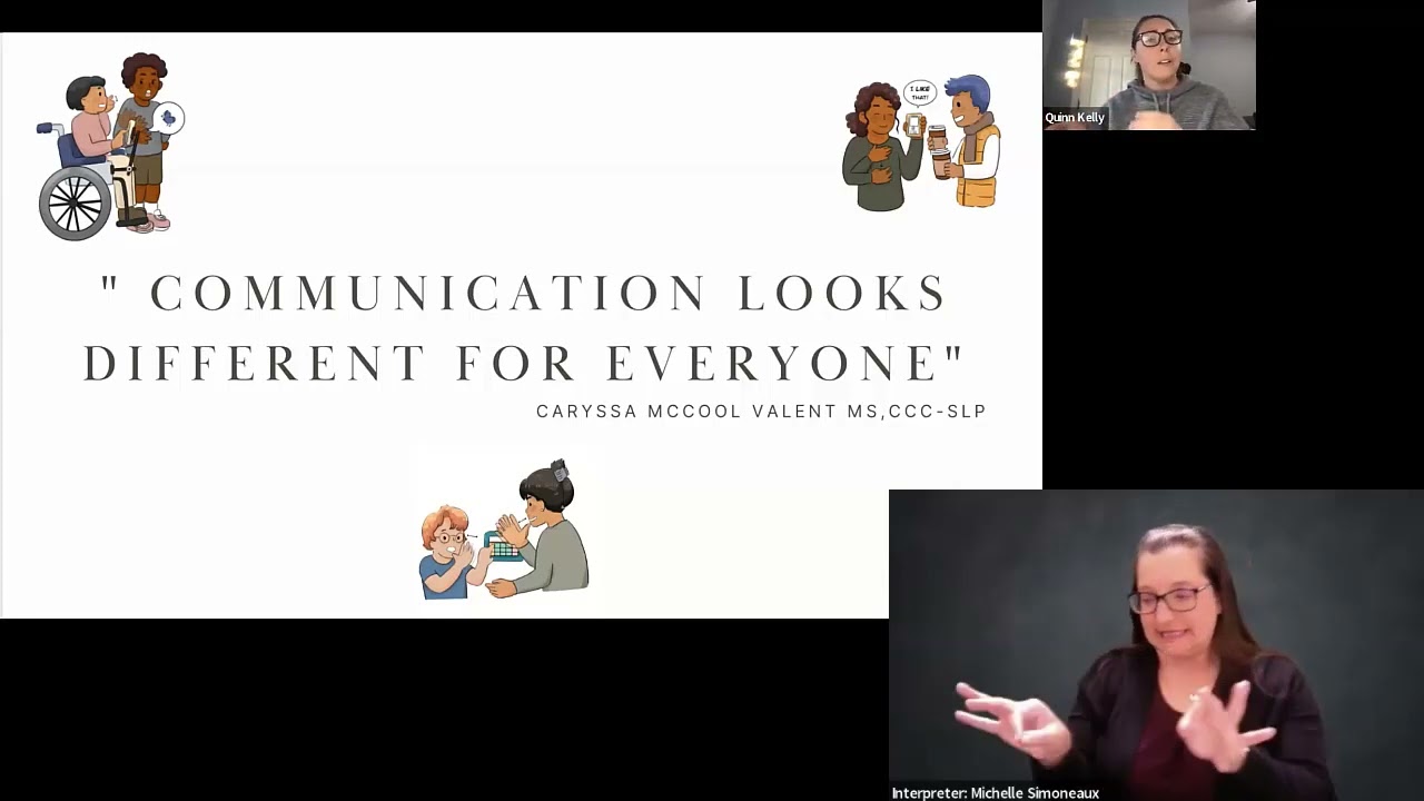 Virtual Workshop: Deaf Children and AAC