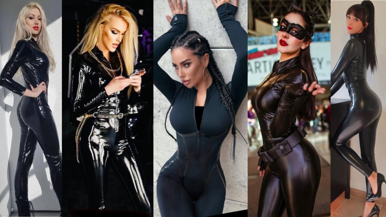 Trendy latex & leather jumpsuit, catsuit outfit ideas bodysuit #latex #trending #catsuit #jumsuit