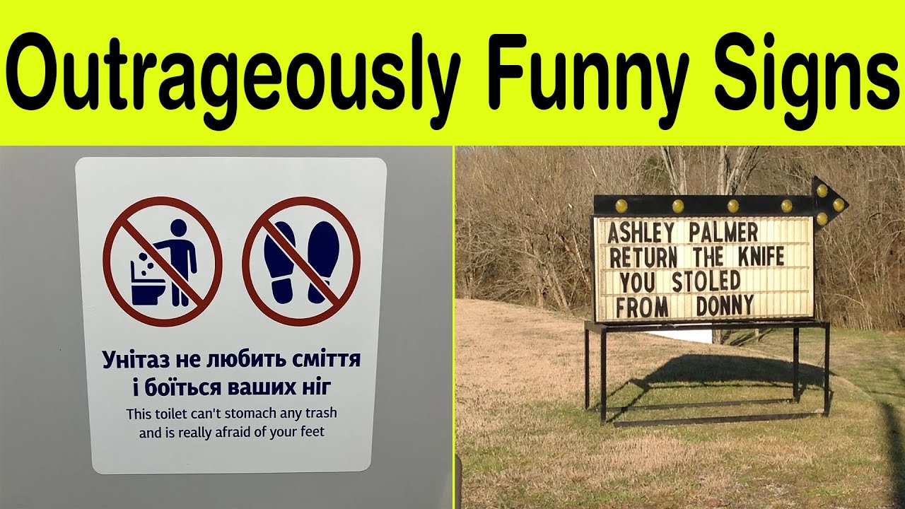 You Won’t Believe These Outrageously Funny Signs Are Real – Pure Chaos! || Happy Panda