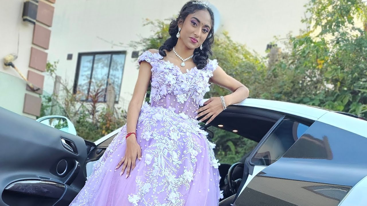 The gorgeous Barbie Gal JEZELLE at her 16th Birthday Party 2025 With our Beast V8 Audi R8 Supercar