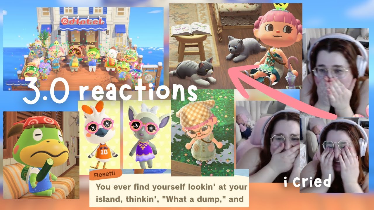 looking at (and crying about) the acnh 3.0 update | twitch livestream jan 14 2026