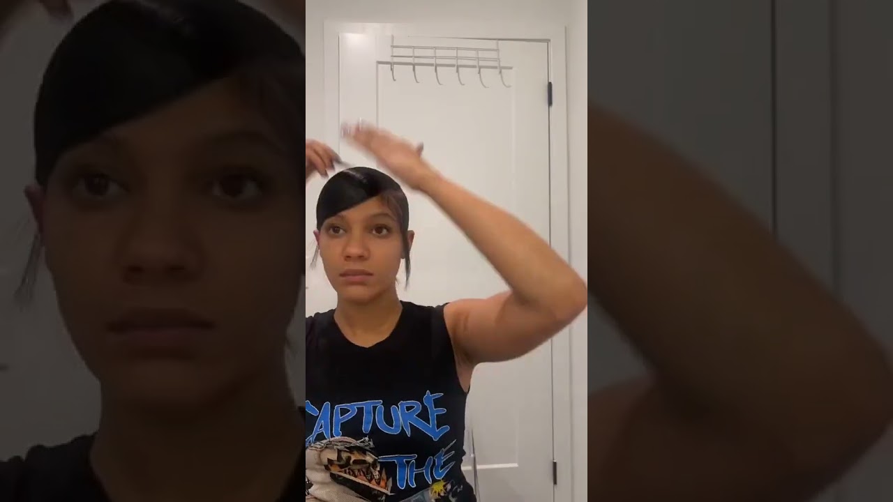 💟Sleek  Ponytail w/Swoop On Short Hair | Raw Mink Water Wave Hair | #elfinhair #review #viral