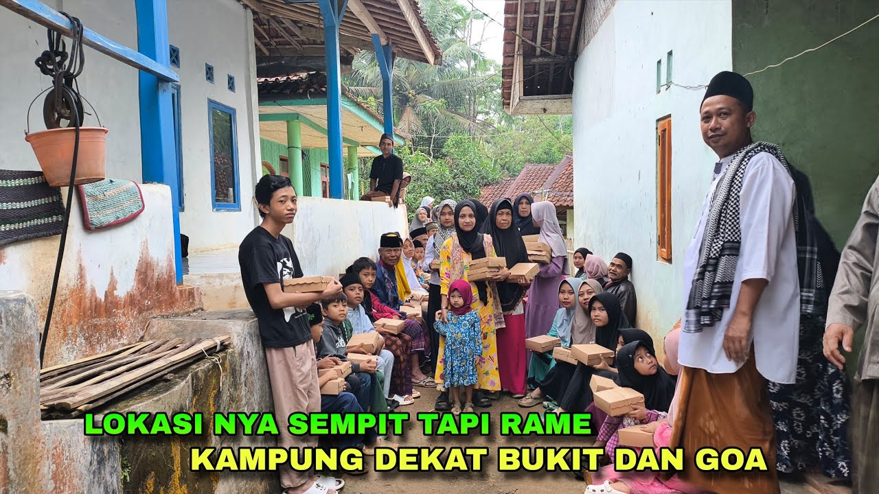 TERBURU BURU TAKUT HUJAN BAGI KAN BUAT BUKA PUASA DI KAMPUNG DEKAT BUKIT DAN GOA