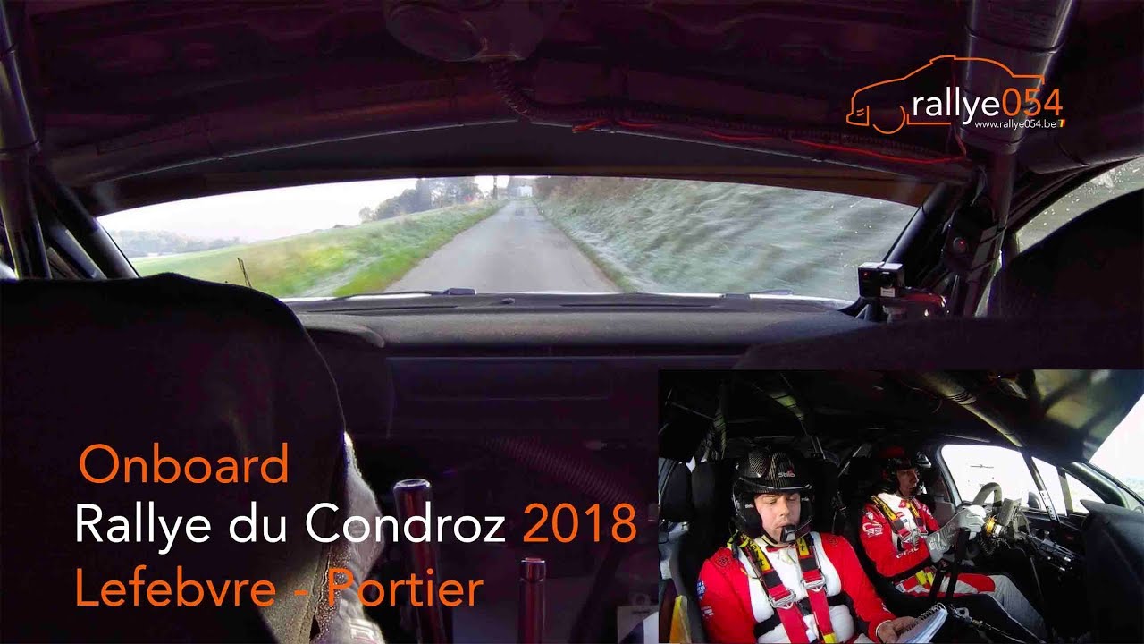 Onboard Rallye du Condroz 2018 / S. Lefebvre & X. Portier - Marchin [HD] - rallye054