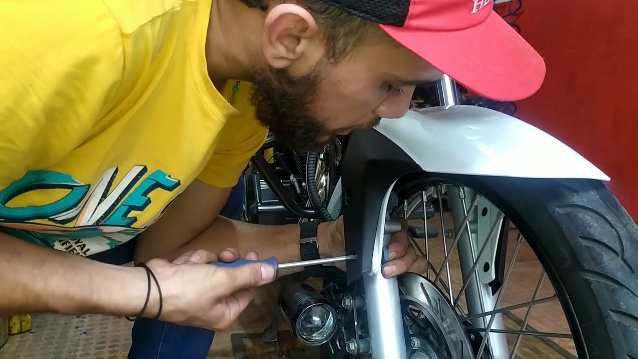 Modificación guardabarro delantero moto Nkd 125 Paso a paso 🔔 Jer motos