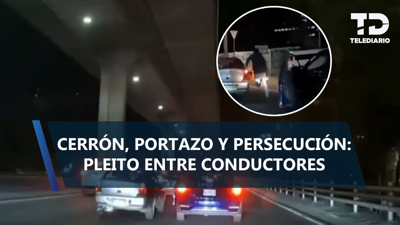 Conflicto vial escala en Periférico: hombre se cuelga de vehículo tras cerrón