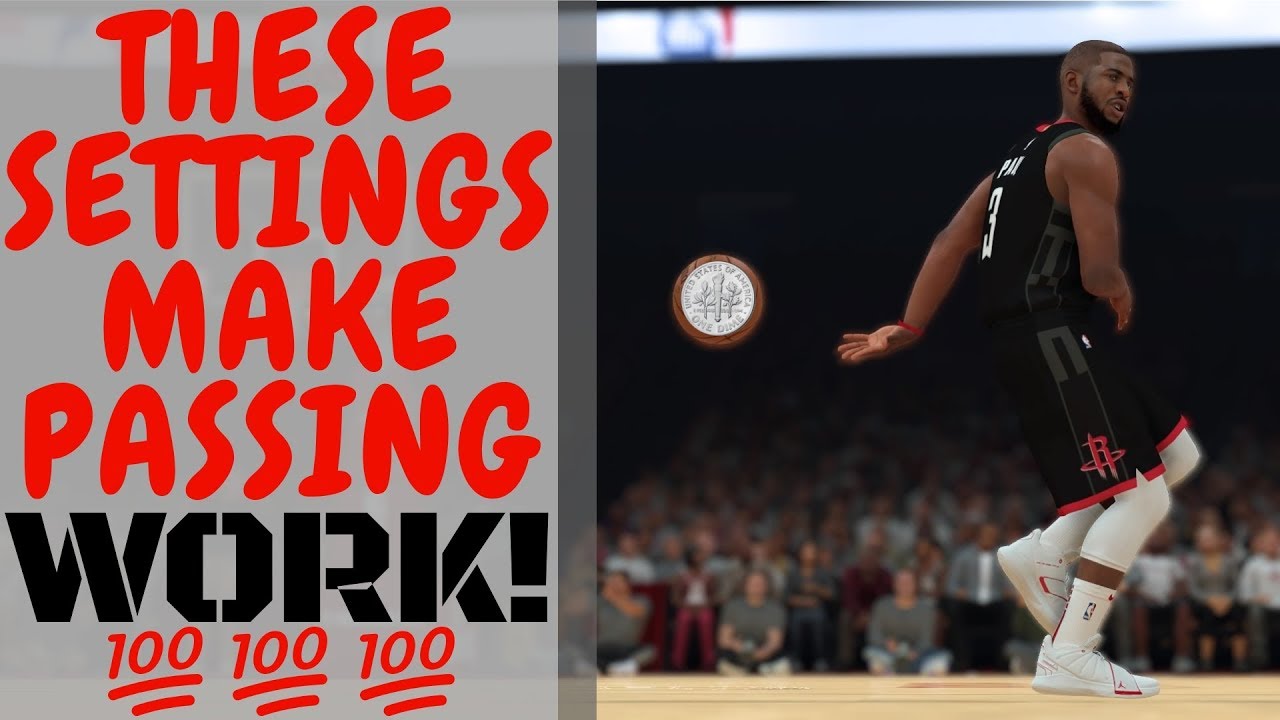 NBA 2K19 : Best Passing Settings!! Tested & Proven Passing Sliders [Controller Settings Tutorial]