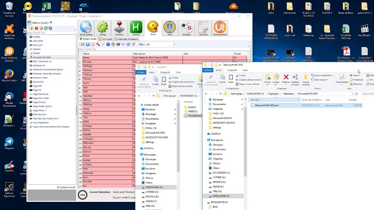 SISTEMA MSDOS en Hyperspin
