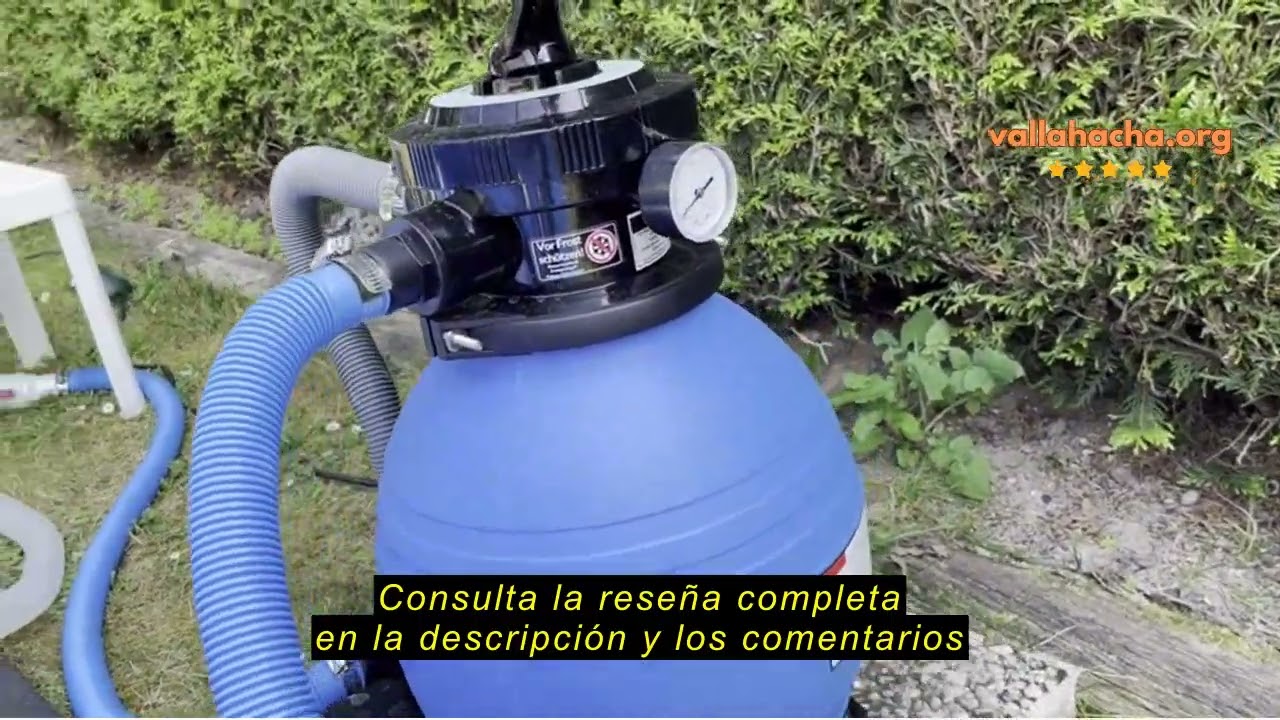 Reseña del MONZANA® Depuradora Sistema de Filtro de Arena 9.960l/h + Pre Filtro Tanque 30L Limpieza