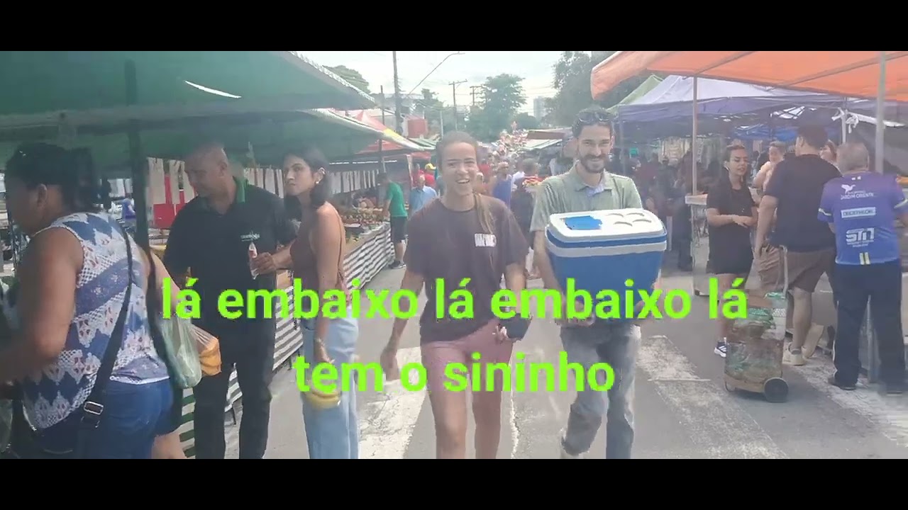 Boa tarde seja bem-vindo à feira livre venha fazenda suas compras aonde que bonito