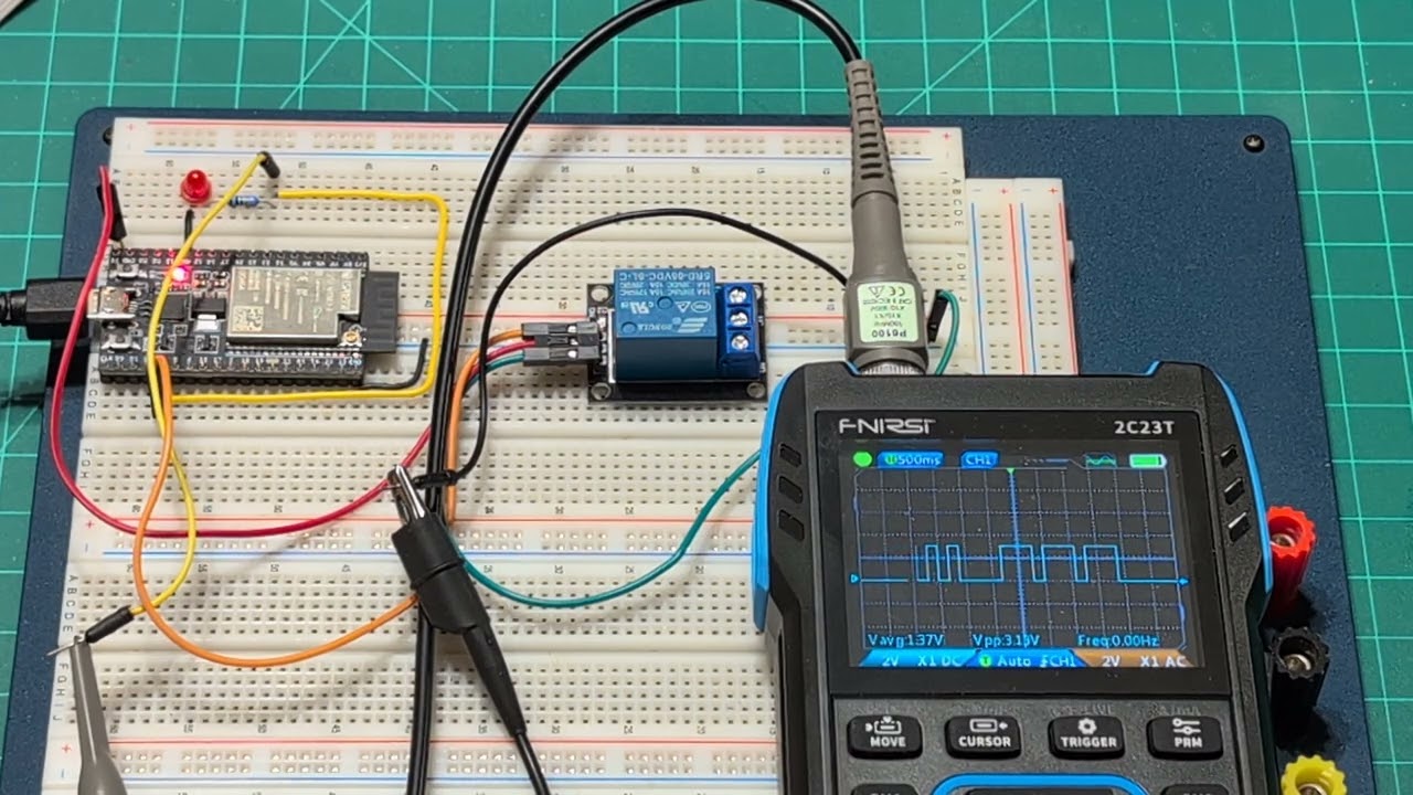 Morse Code LED-Relay Transmitter Demonstrator