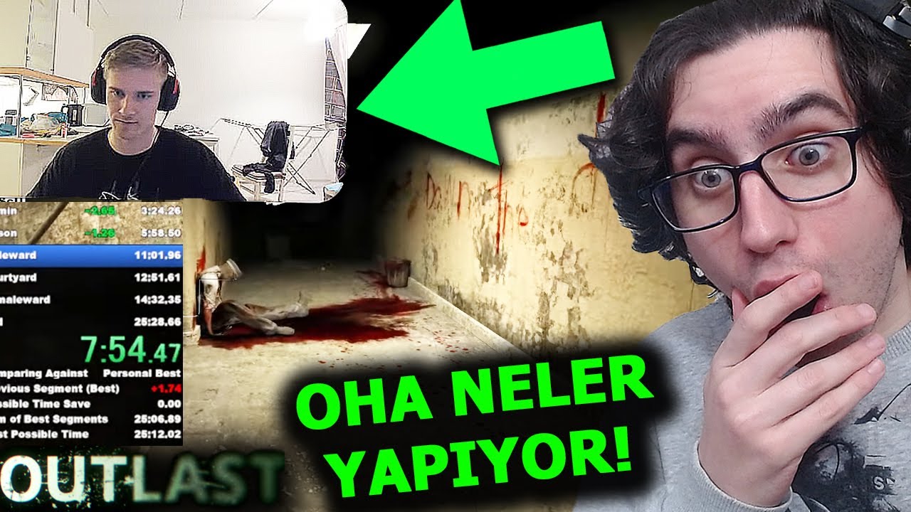 OUTLAST SPEEDRUN %100 BİTİREN DÜNYA BİRİNCİSİNİ İZLEDİM