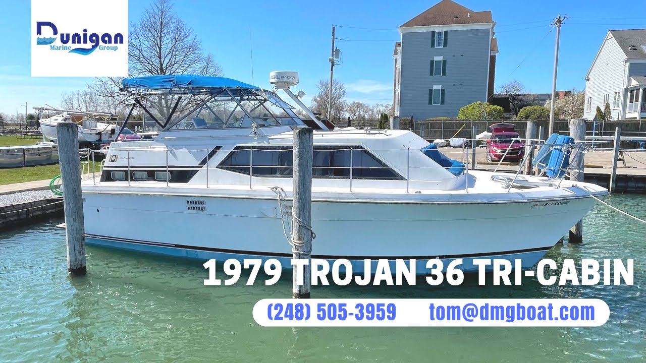 [SOLD] 1979 Trojan 36 Tri Cabin Virtual Video Tour
