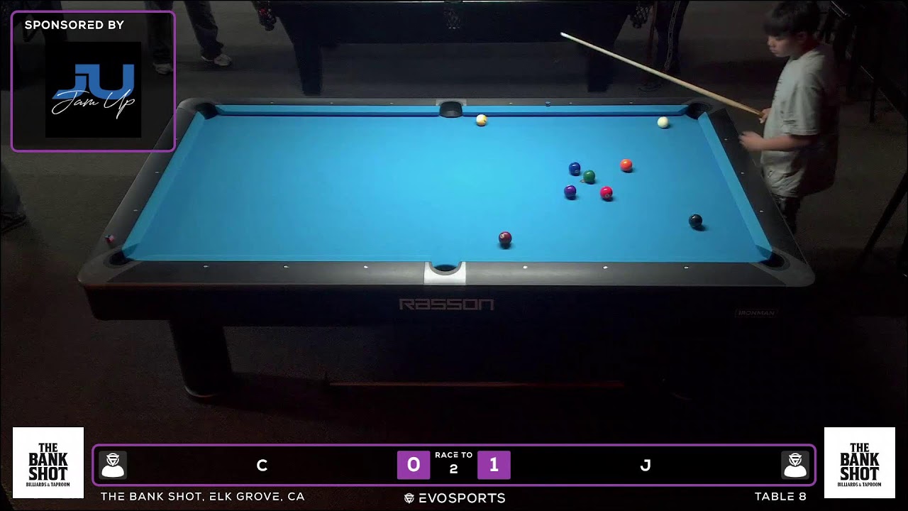 C vs J - THE BANK SHOT - TABLE 8 | EvoSports