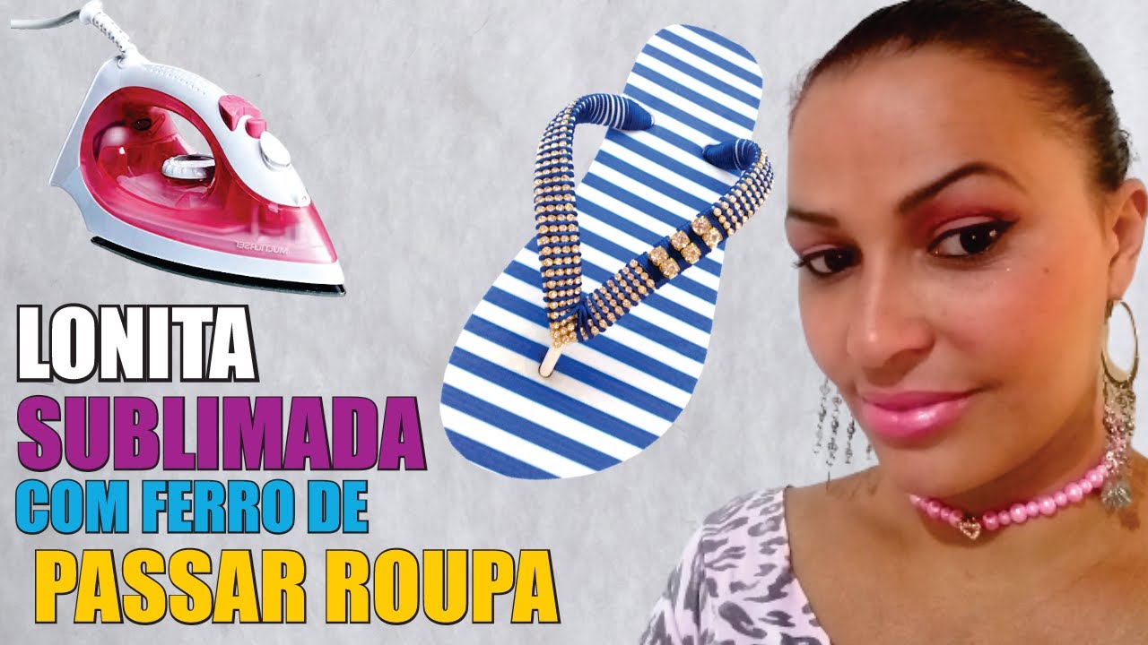 Como COLOCAR LONITA SUBLIMADA com FERRO de PASSAR ROUPA