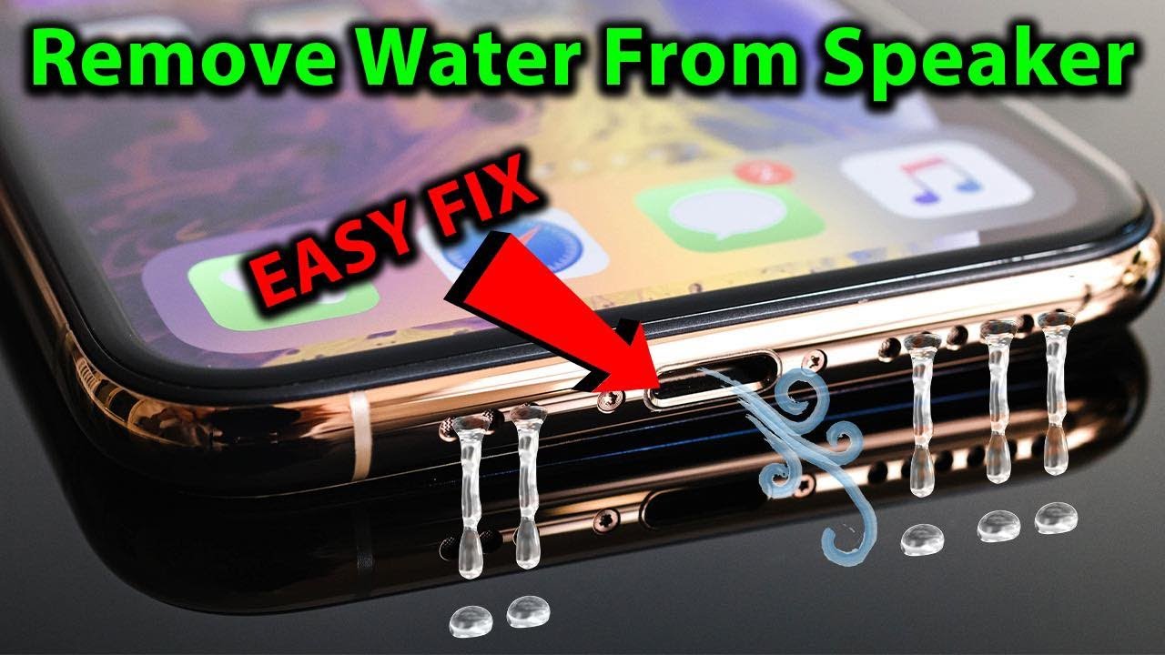 Sound To Get Water Out Of Phone Charging Port