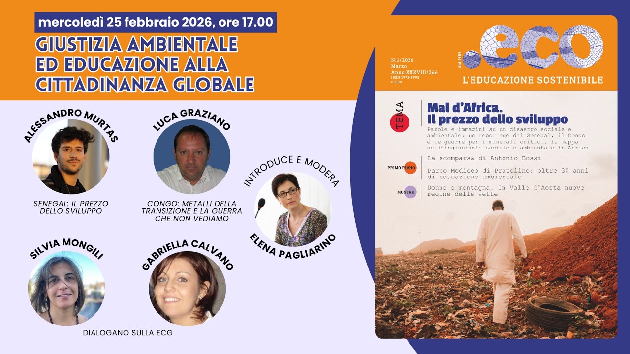 WEBINAR .eco - Giustizia ambientale ed educazione alla cittadinanza globale