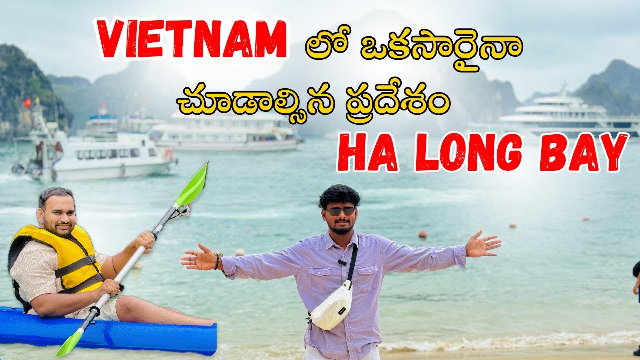 Ha Long Bay – A Must Visit in Vietnam! 🇻🇳 | Full Day Cruise with Trekking, Speed Boat🛥️ & Kayaking