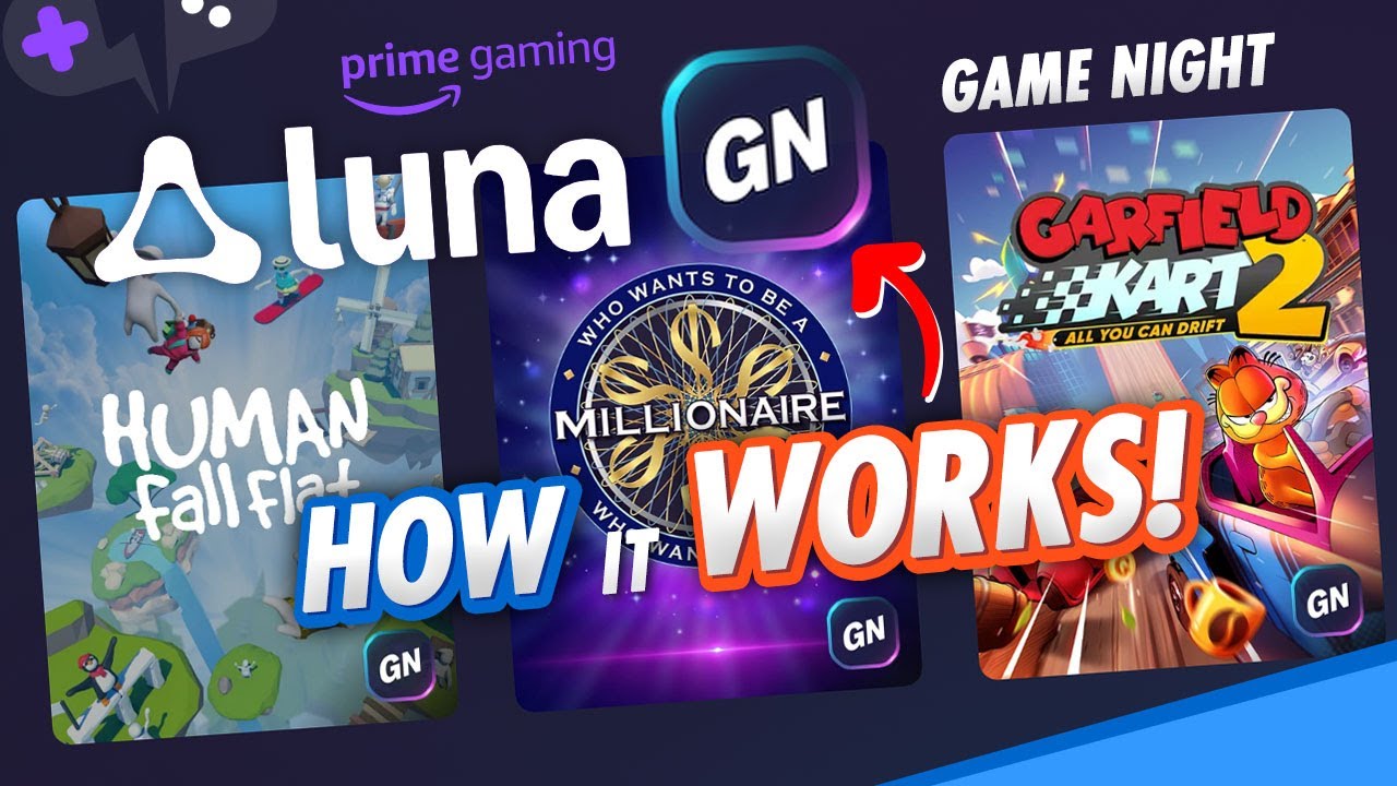 Przegląd gry Amazon Luna GAME NIGHT | Graj telefonami jako kontrolerami