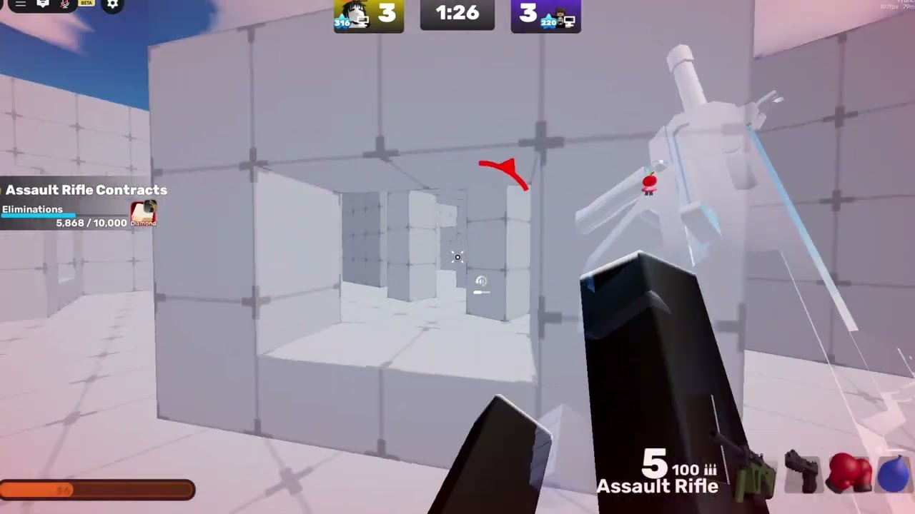 I Used DEFAULT LOADOUT ONLY In Roblox RIVALS...