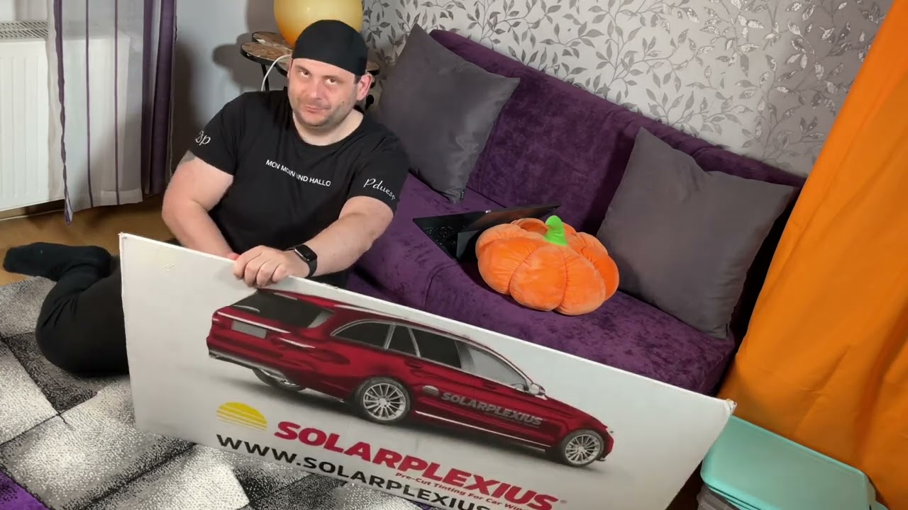 Solarplexius Auto-Sonnenschutz Scheiben-Tönung passgenau Audi A4 Komplettsatz Unboxing und Anleitung