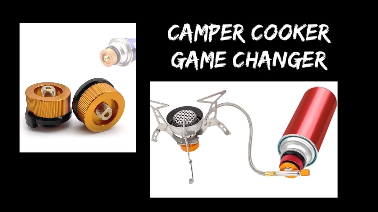 Camping gas adapter to convert stove to run on cheap gas for camping / prepping ￼